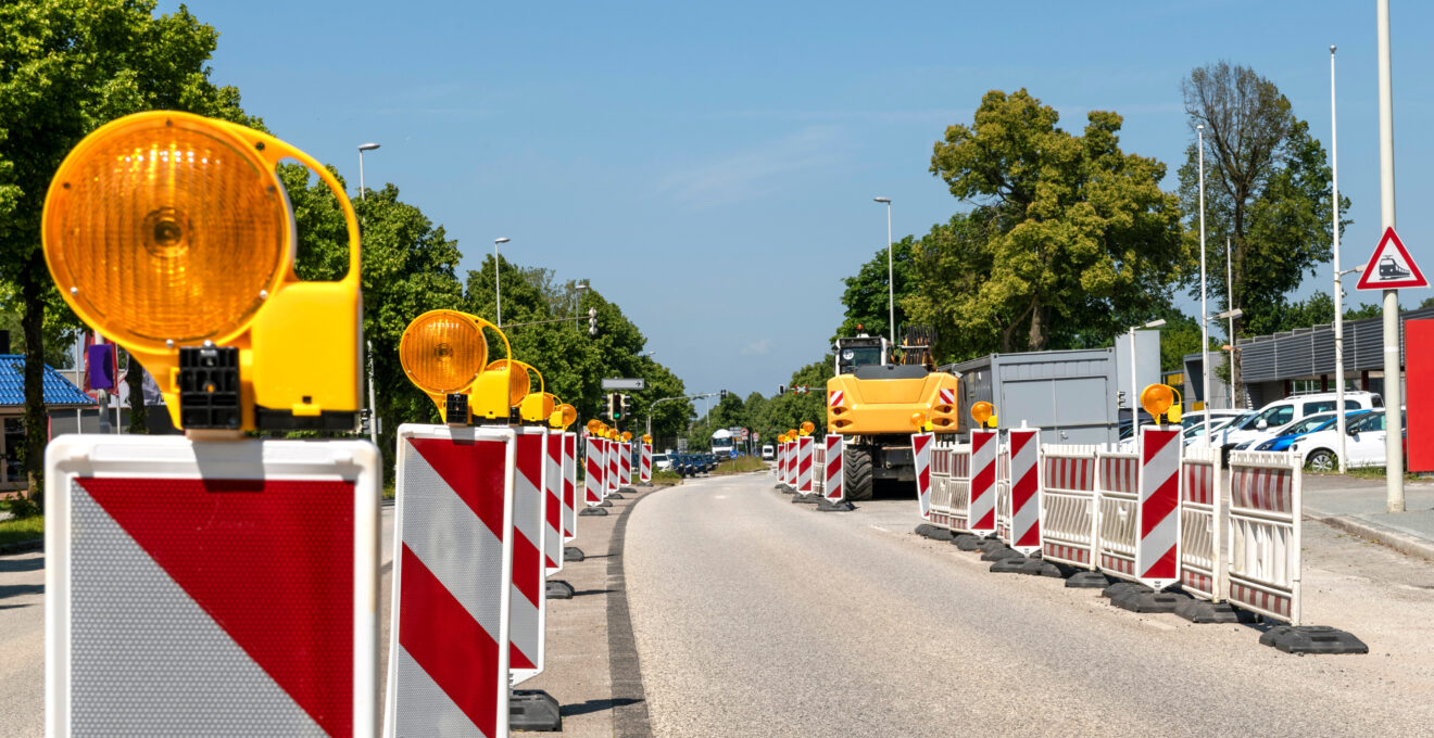 Barrière de chantier