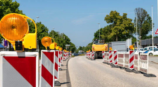 Barrière de chantier