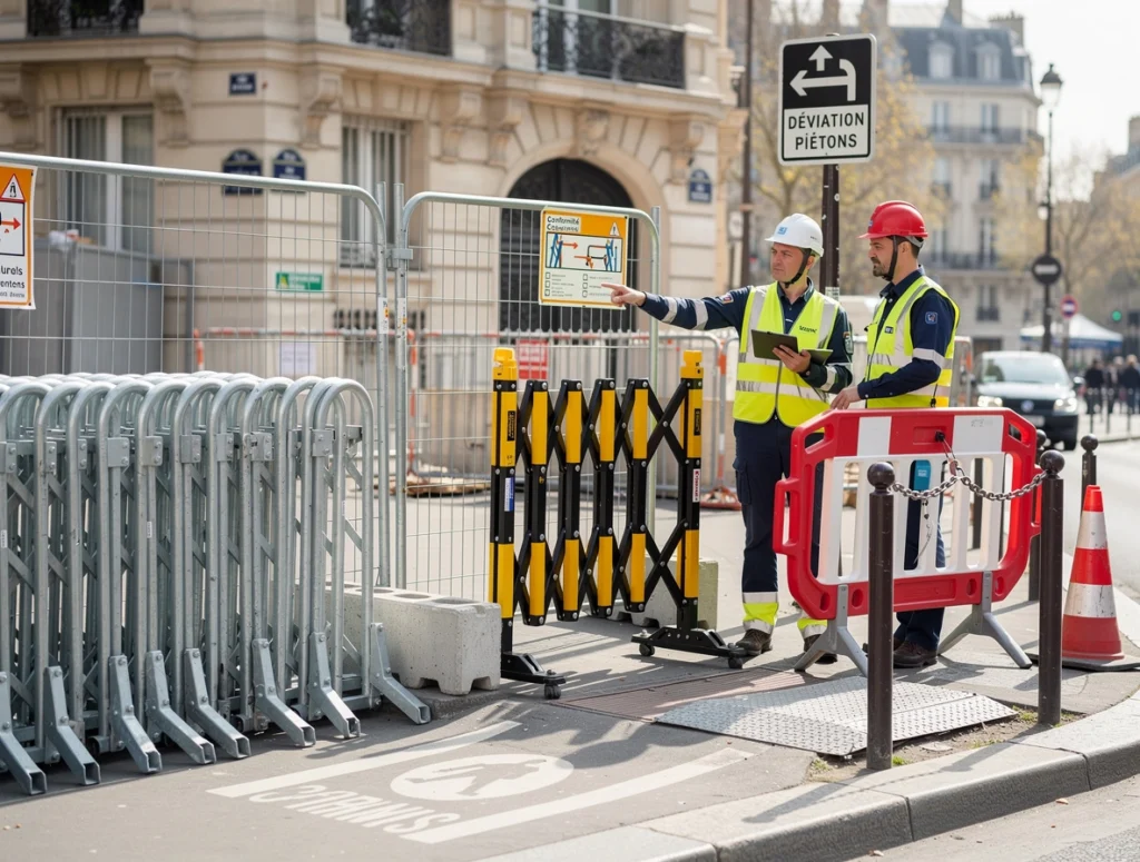 sécurisation des chantiers urbain